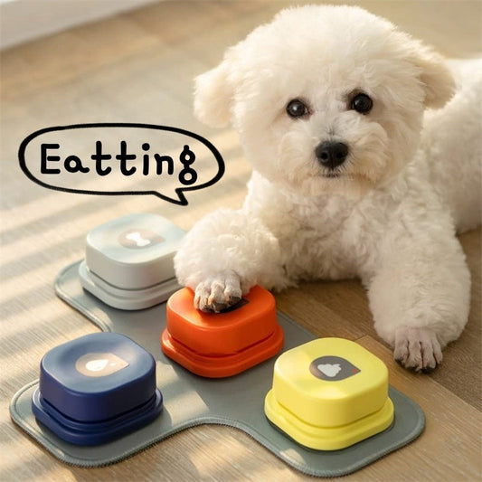 4 Colors Pet Communication Button One-click Prevent Physical Inactivity Recordable Dog Talking Button Toy Cat Toy Pet Products Pure Ember