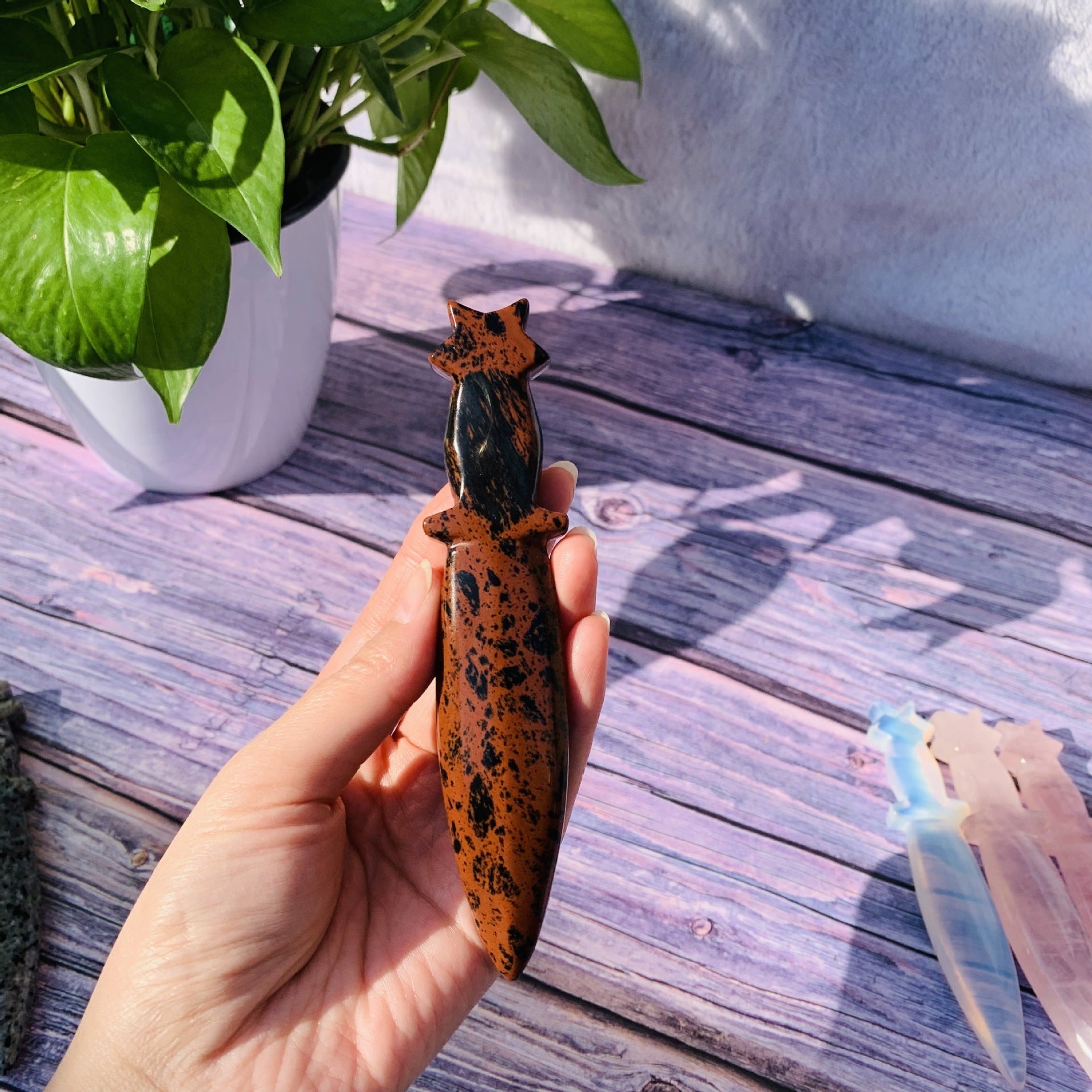 Natural Crystal Wand Pure Ember