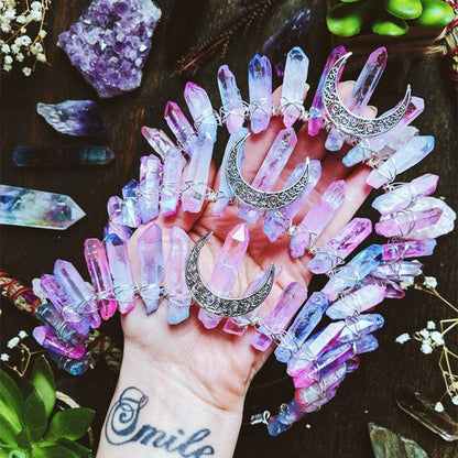 Rainbow Mermaid Colors Natural Crystal Pure Ember