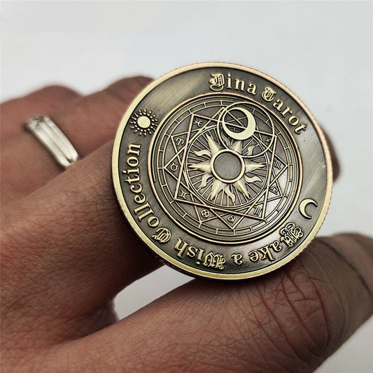 Euramerican Tarot Bronze Commemorative Coin Pure Ember