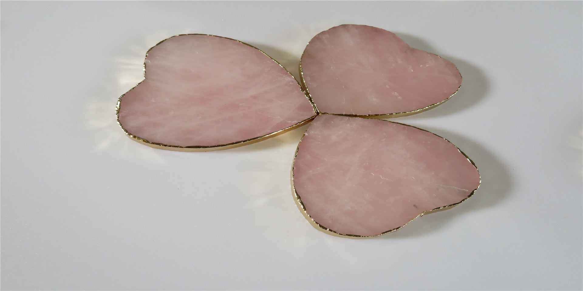 Natural hibiscus powder crystal coaster single or set of 4 Pure Ember