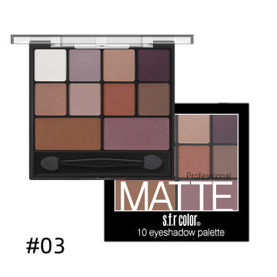 Eyeshadow Palette Pumpkin Smoky Makeup Nude Makeup Europe And America Pure Ember