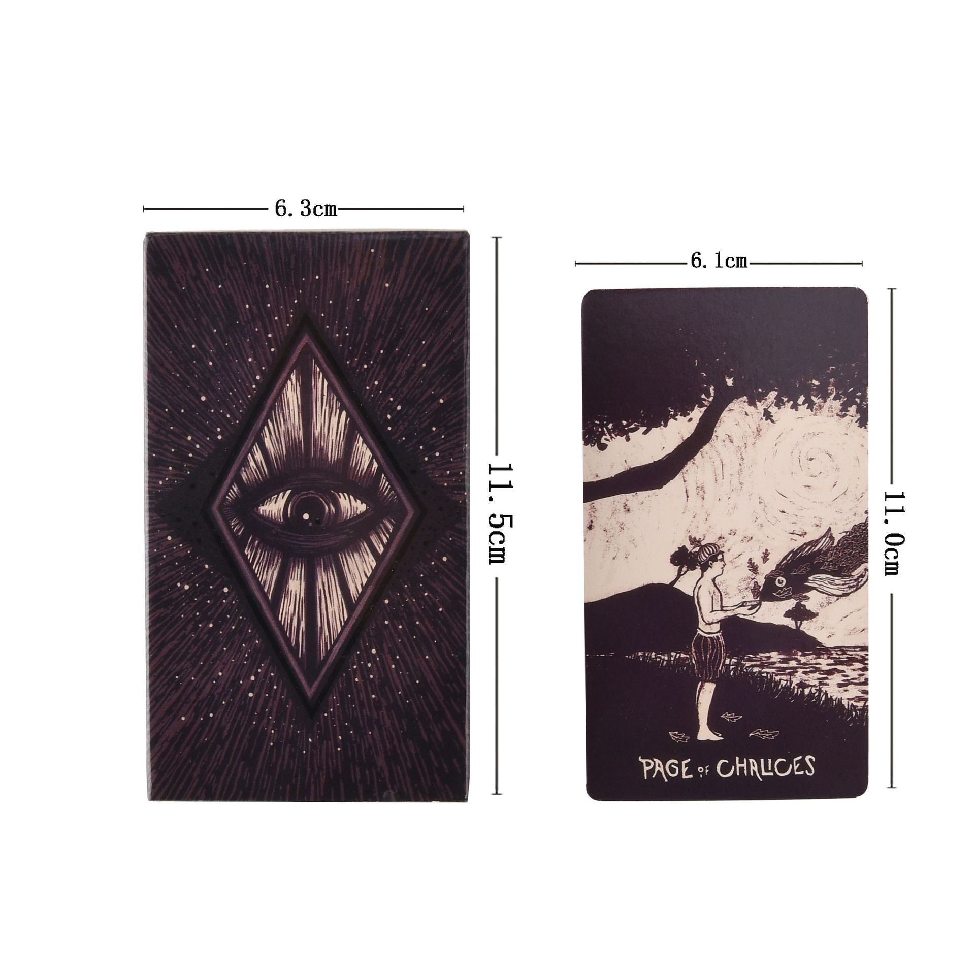 Prism Flare Tarot Deck Pure Ember