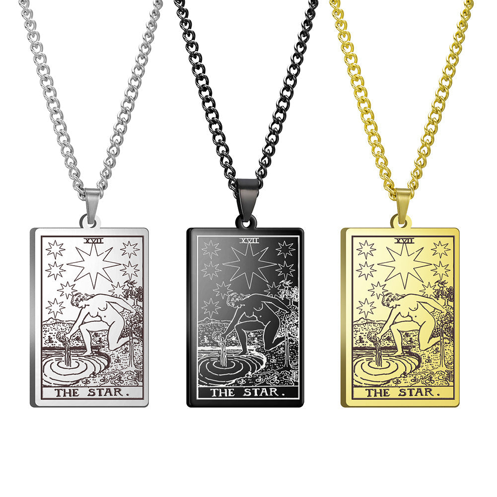Tarot "The Star" Pendant Necklace Pure Ember