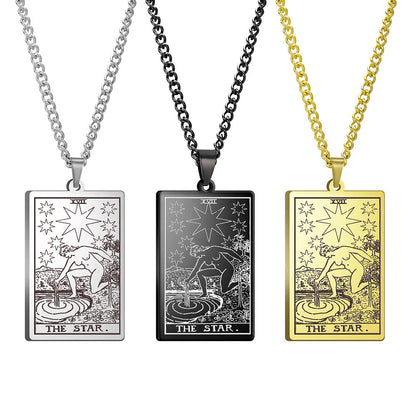 Tarot "The Star" Pendant Necklace Pure Ember