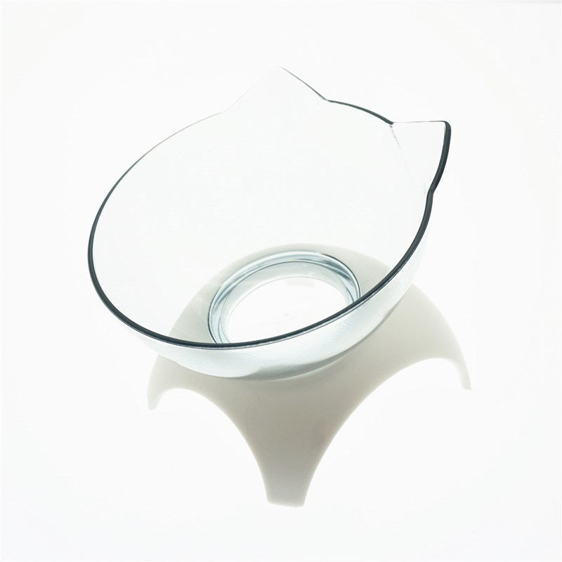 Cat Double Bowl Cat Food Bowl Protects Cervical Vertebra Pure Ember