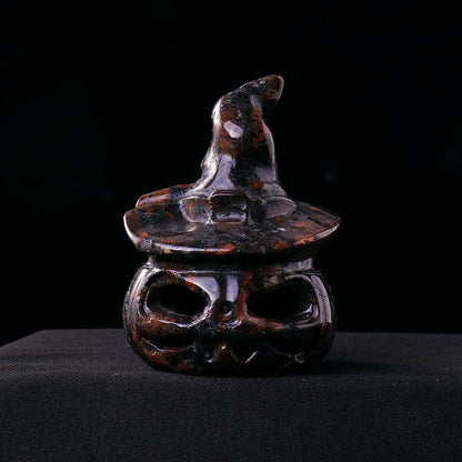 Natural Crystal Halloween Decorative Carving Ornament Pure Ember