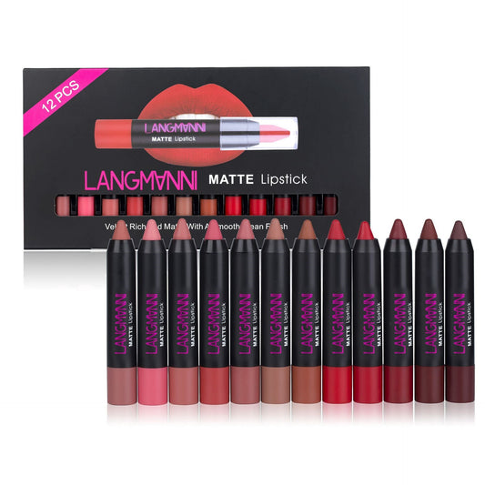 Non-Stick Cup Matte Lipstick And Lip Gloss Set Pure Ember