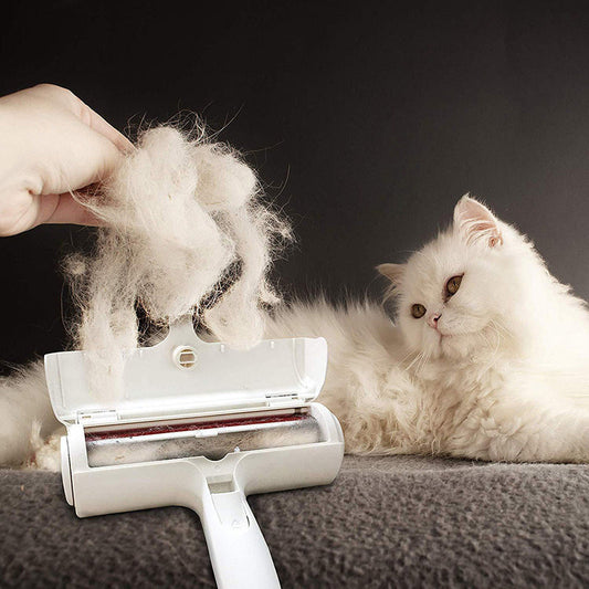 Pet Hair Remover Roller Lint Remove Brush Dog Cat Hair Clothes Carpet Cleaning Brush Home Furniture Pure Ember