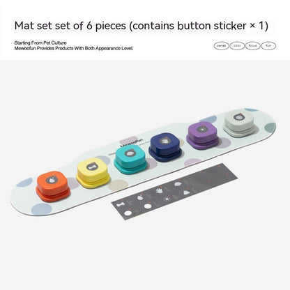 4 Colors Pet Communication Button One-click Prevent Physical Inactivity Recordable Dog Talking Button Toy Cat Toy Pet Products Pure Ember