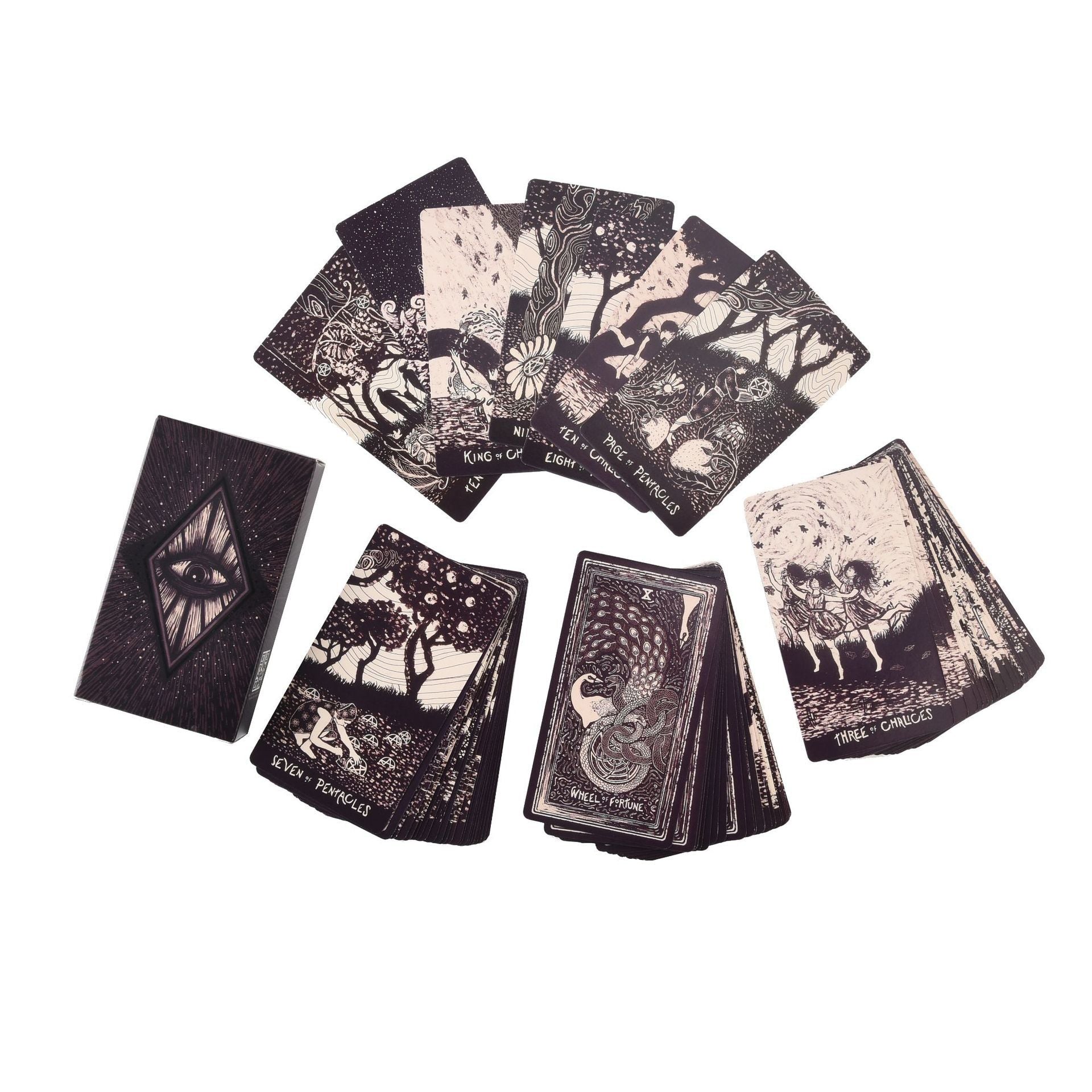 Prism Flare Tarot Deck Pure Ember