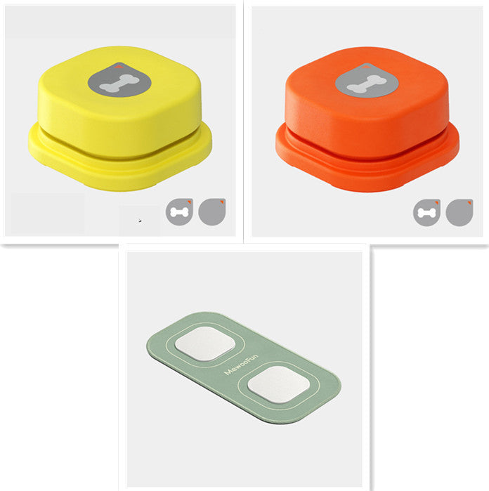 4 Colors Pet Communication Button One-click Prevent Physical Inactivity Recordable Dog Talking Button Toy Cat Toy Pet Products Pure Ember
