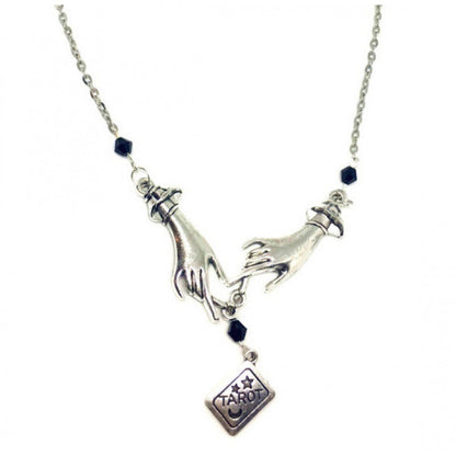 Tarot Witch Point Alphabet Necklace Pure Ember