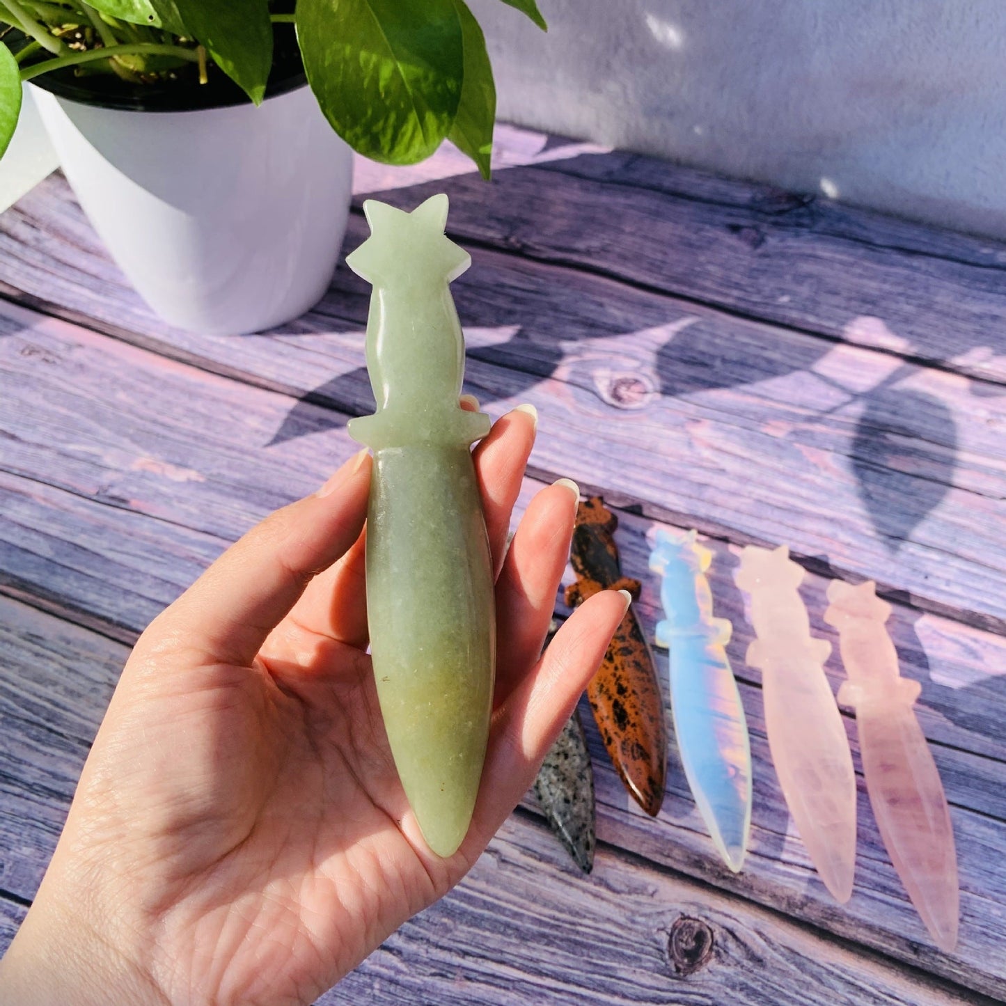 Natural Crystal Wand Pure Ember