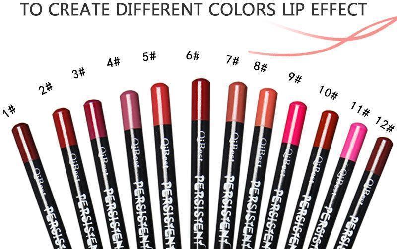 Lip Liner Pencil Kit x12 Pieces Pure Ember