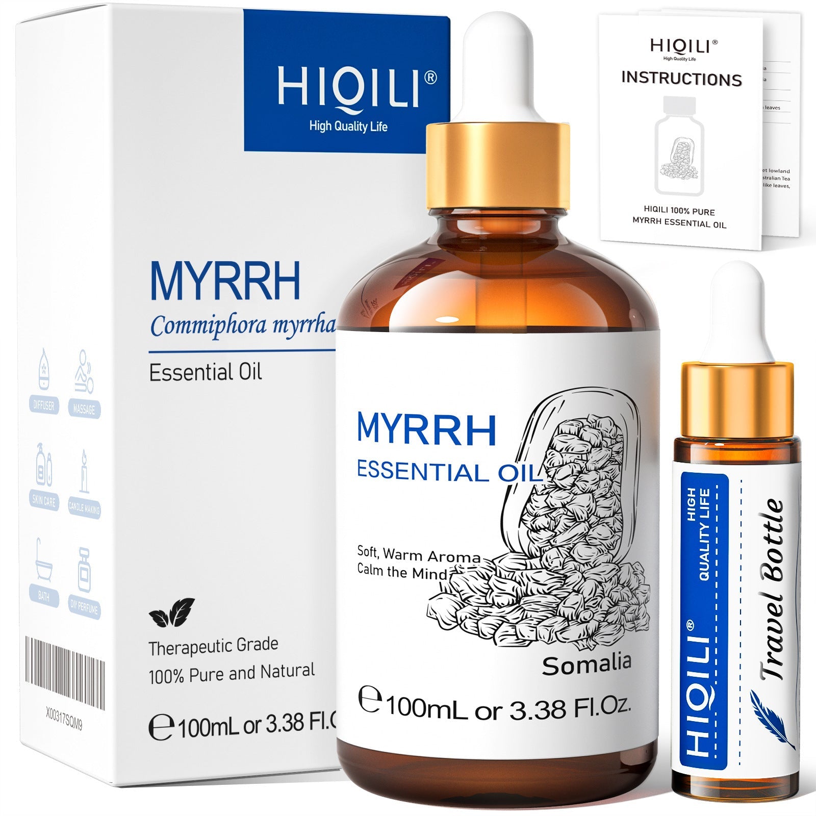 Beauty And Skin Care Single Essential Oil Plant Extract Rose Massage Oil Perfume Aromatherapy Pure Ember