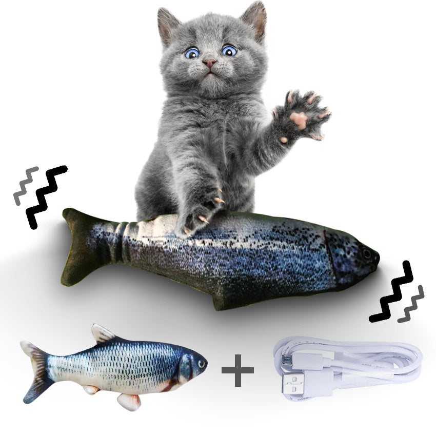 Without Cat Nip Version - Electric Jumping Fish Simulation Electric Fish Toy Pure Ember