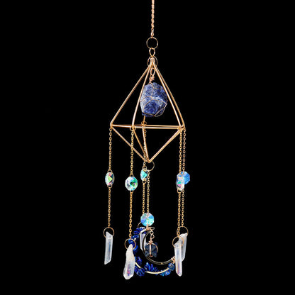 Natural Stone Amethyst Crystal Windchimes Pure Ember