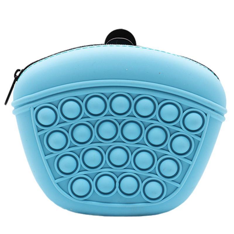Bag Silicone Feed Dogs Treat Pouch Pet Training Bag Bundle Pocket Waist Pack Pet Portable Dog Training Waist Bag Treat Snack Bait Dogs Soft Washable Outdoor Feed Storage Pouch Food Reward Silica Bags Pure Ember