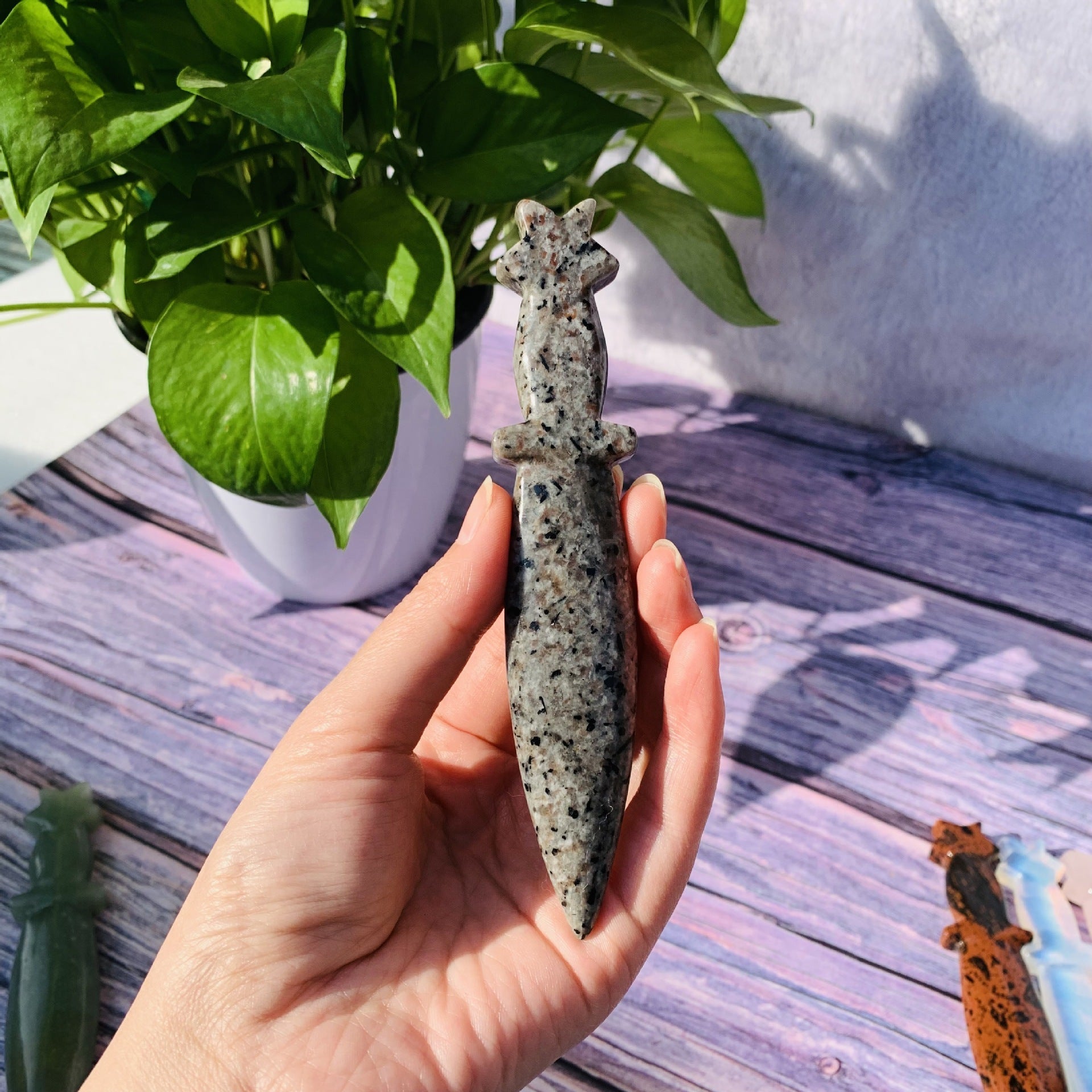 Natural Crystal Wand Pure Ember