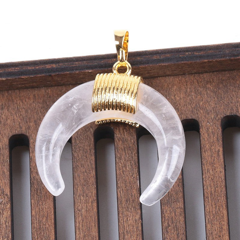 Natural Crystal Moonstone Pendant Only Pure Ember