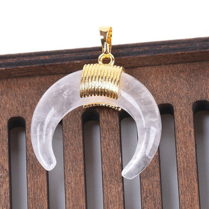 Natural Crystal Moonstone Pendant Only Pure Ember