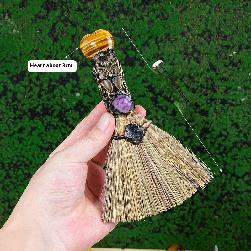 Natural Crystal Love Enchanted Broom Pure Ember