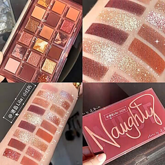 Makeup Palette 18 Color Eye Shadow Matte Bead Lazy Eye Shadow Palette Pure Ember