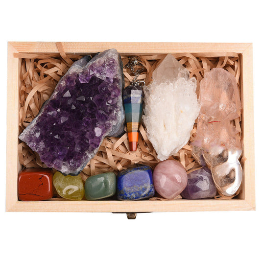 Natural crystal quarry gift Box Pure Ember