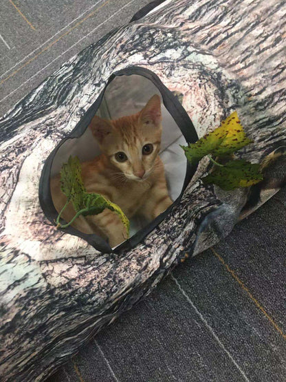 Tree Pattern Tunnel Pet Zhiyi Cat Toy Pets Supplies Dog Toys Pure Ember