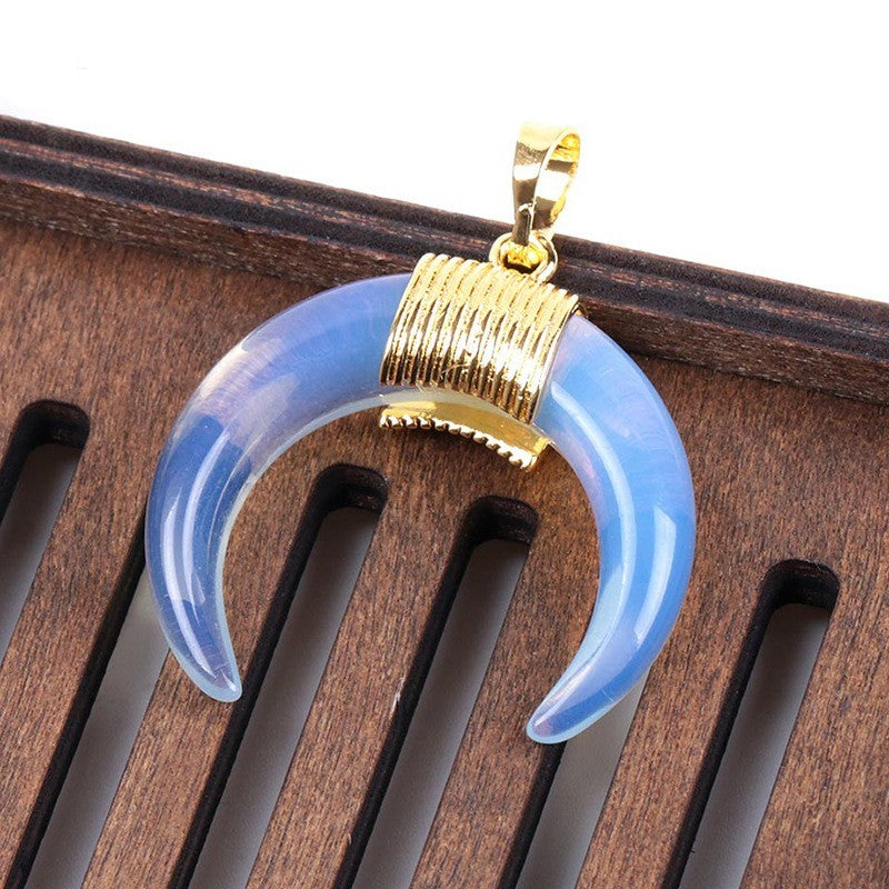 Natural Crystal Moonstone Pendant Only Pure Ember
