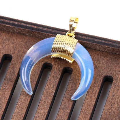 Natural Crystal Moonstone Pendant Only Pure Ember