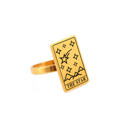 Constellation Tarot Ring Pure Ember the star