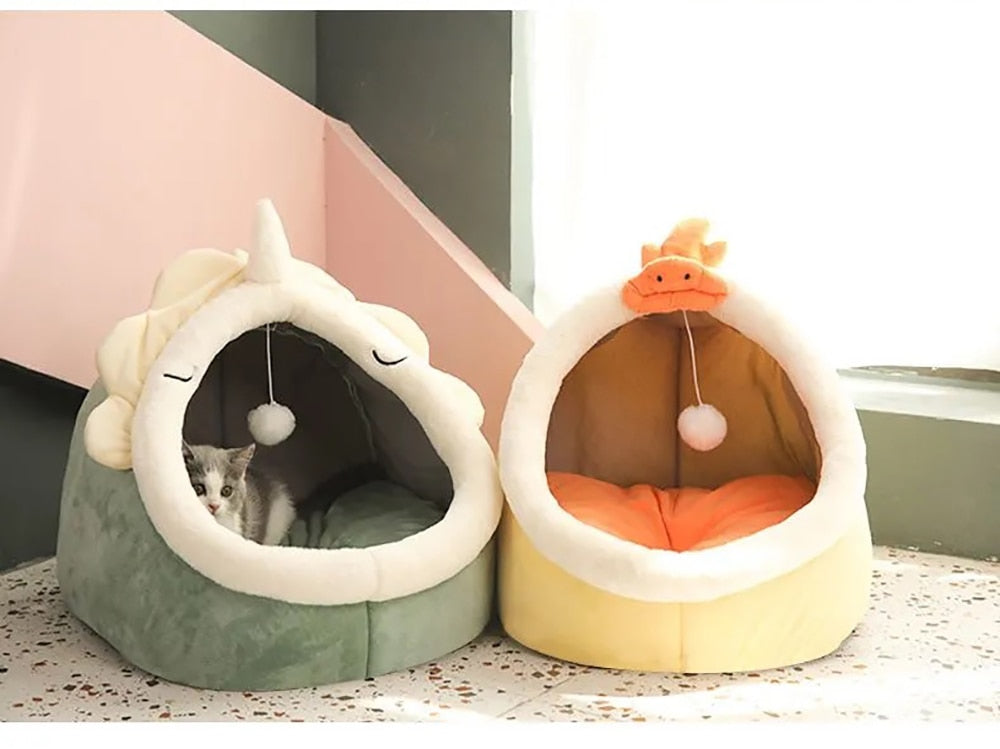 unicorn and chicken cat pet beds