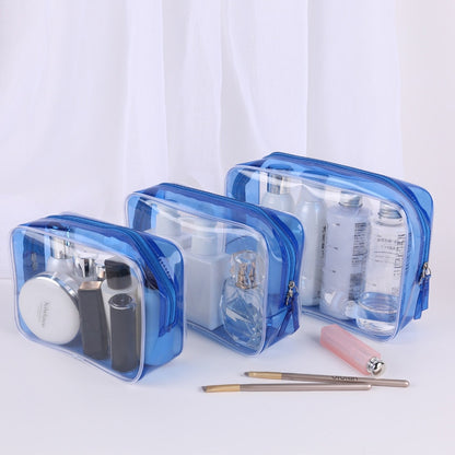 Transparent cosmetic bags