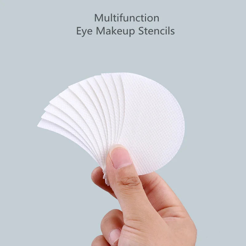 20/50/100pcs Eye Makeup Stencils Disposable Eyeshadow Stickers Eyeliner Shield Grafted Eyelashes Isolate Eyelash Removal Patches Pure Ember