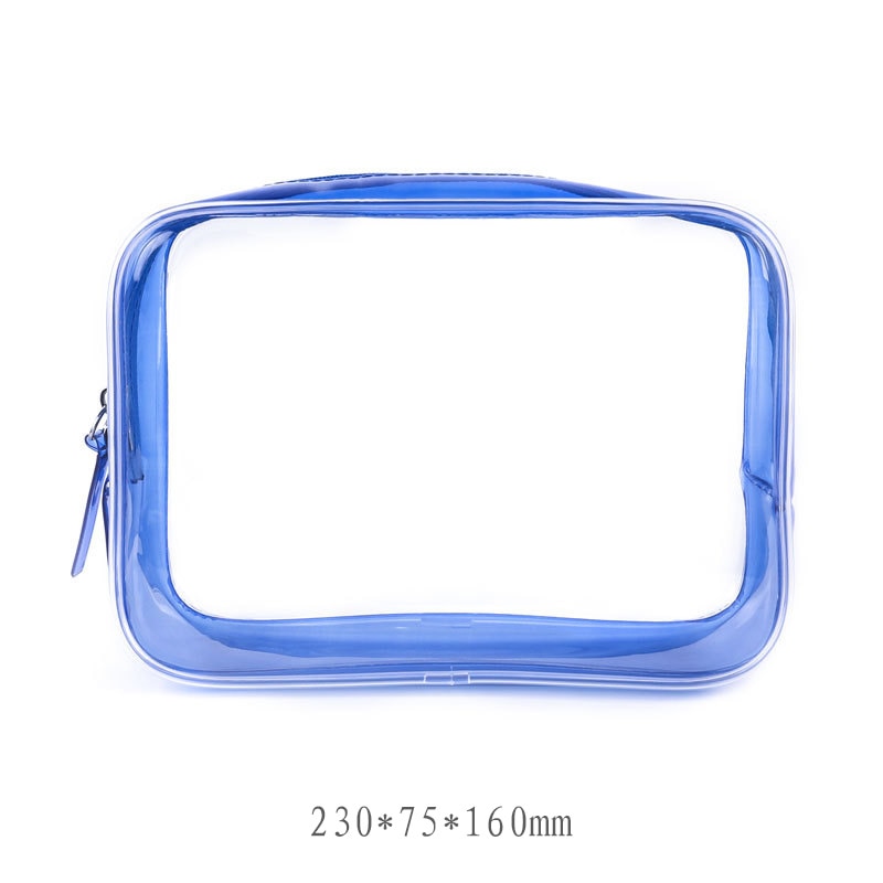 Transparent cosmetic bags