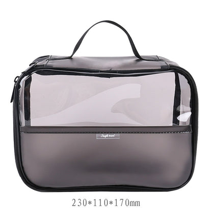 Transparent cosmetic bags