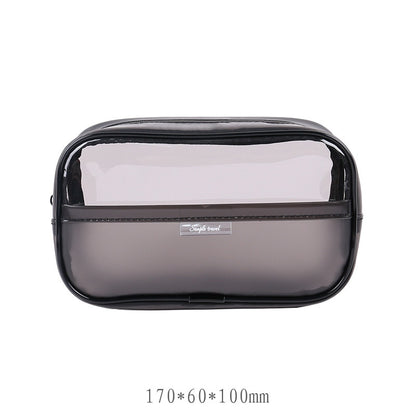 Transparent cosmetic bags