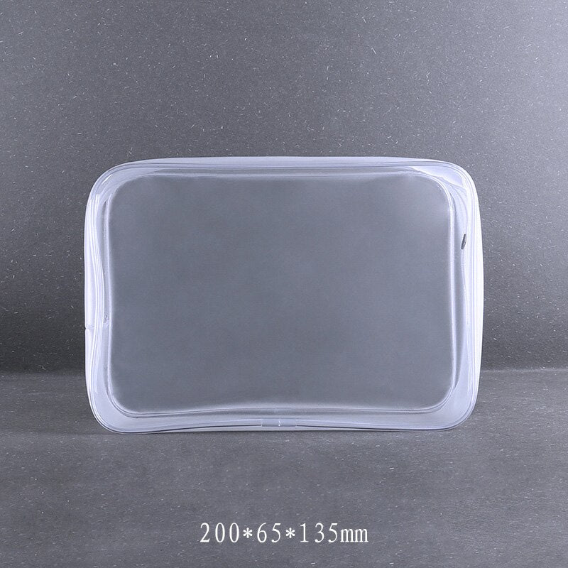 Transparent cosmetic bags