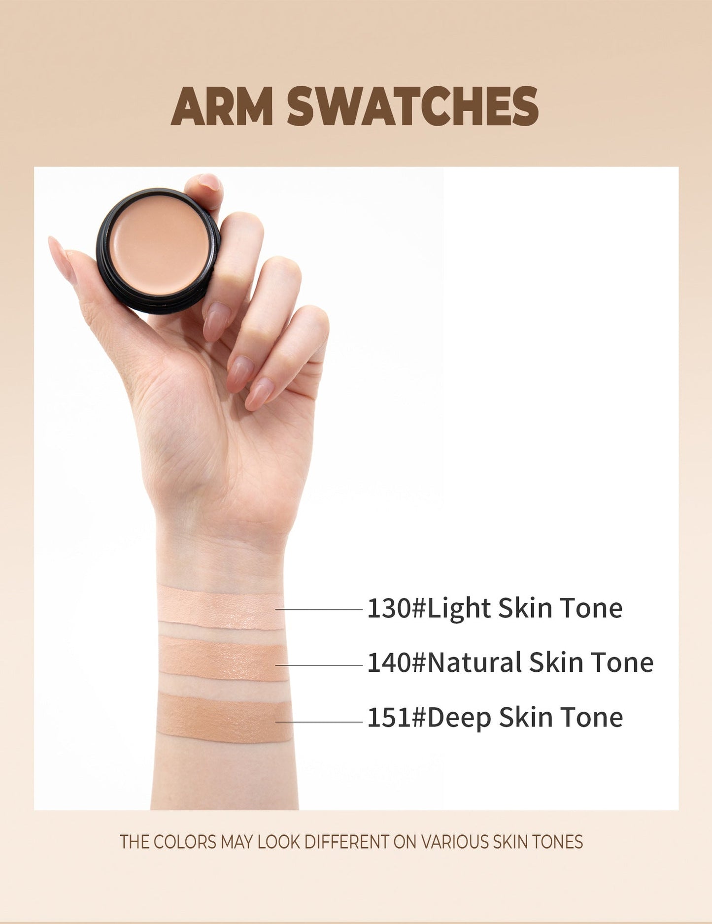 Full Coverage Concealer-waterproof,for Covers Skin Blemishes and Wrinkles and Tattoos,Regulates Skin Tone,Face Concealer Makeup Pure Ember