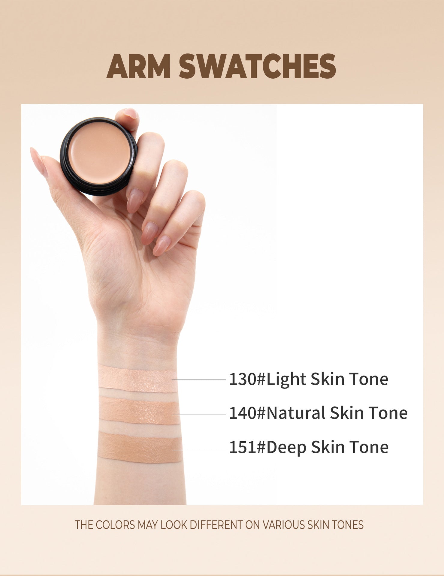 Full Coverage Concealer-waterproof,for Covers Skin Blemishes and Wrinkles and Tattoos,Regulates Skin Tone,Face Concealer Makeup Pure Ember