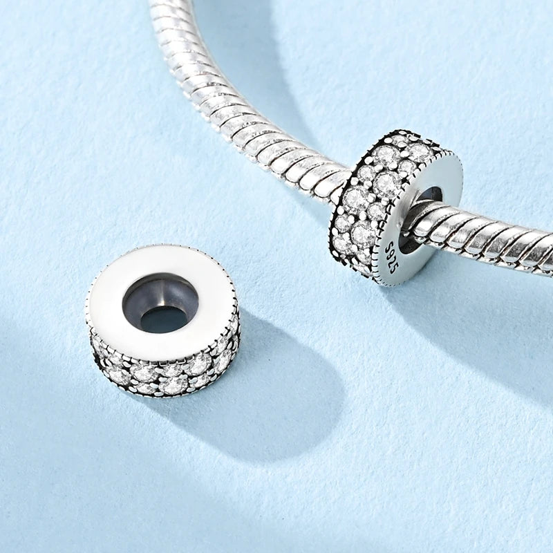 925 Sterling Silver Charms Bead Cross Ballet Elephant Dangle Pure Ember