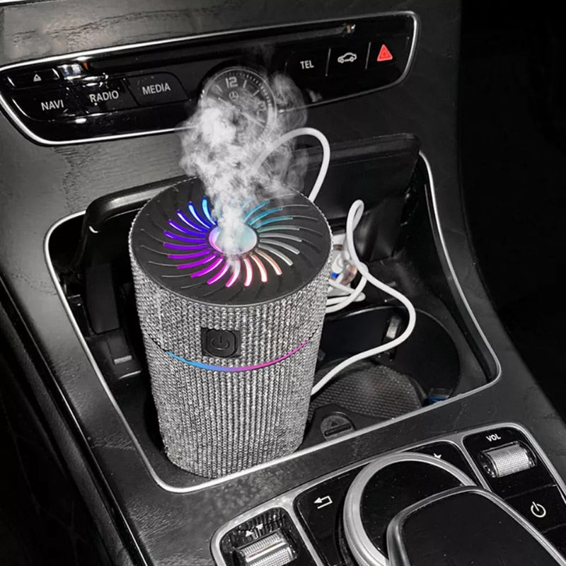 Diamond Car Diffuser Humidifier with LED Light 