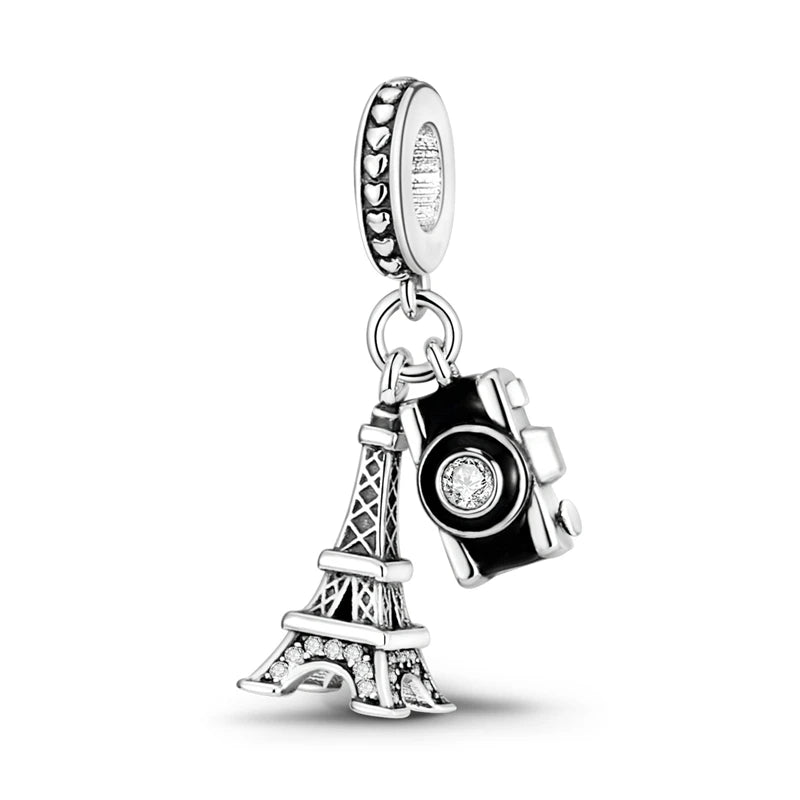 New 925 Sterling Silver Monument Pendant Charms Pure Ember