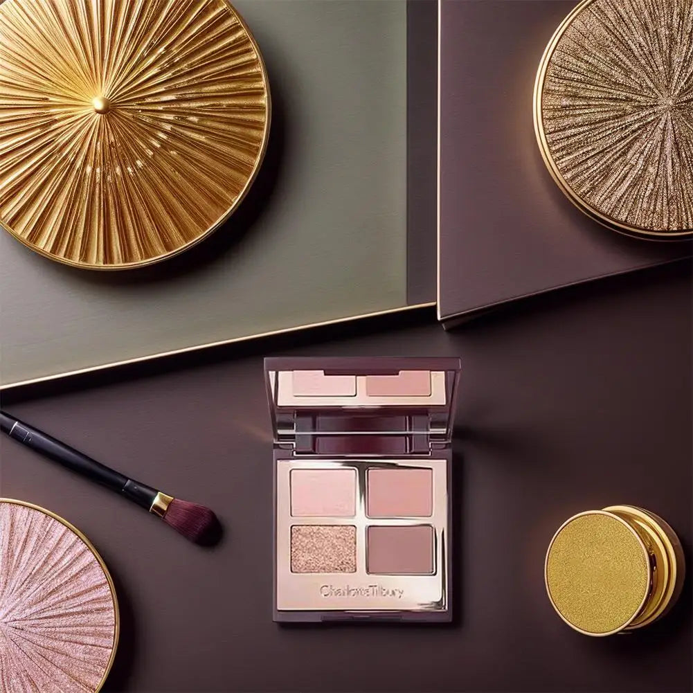 Charlotte Tilbury 4-color Eyeshadow Palette Delicate Long-lasting Color Brightens Makeup And Creates 3-dimensional Eye Makeup Pure Ember