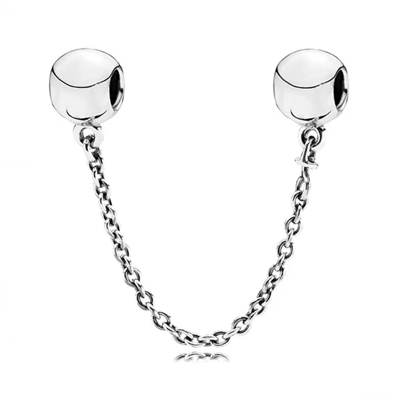 Sparkling Herbarium Cluster Round Charm Safety Chain Pure Ember