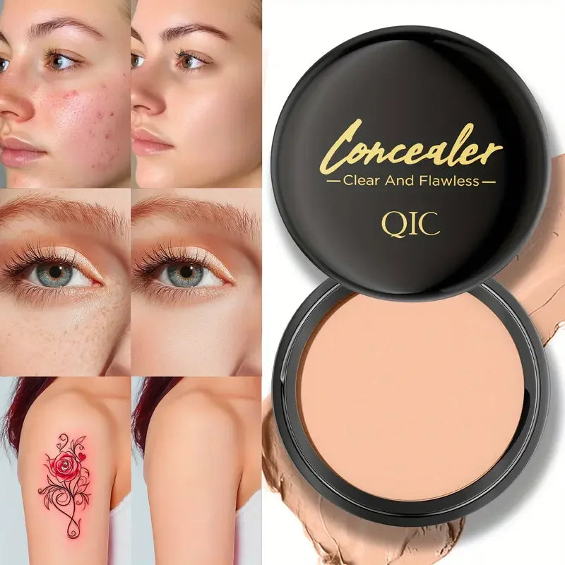 Full Coverage Concealer-waterproof,for Covers Skin Blemishes and Wrinkles and Tattoos,Regulates Skin Tone,Face Concealer Makeup Pure Ember