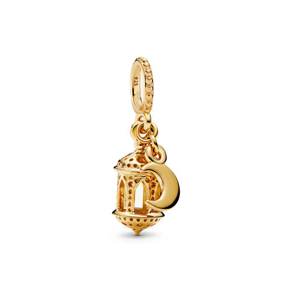 Gold Plated S925 Silver Charm Pendants Pure Ember