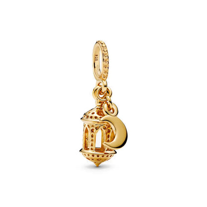 Gold Plated S925 Silver Charm Pendants Pure Ember